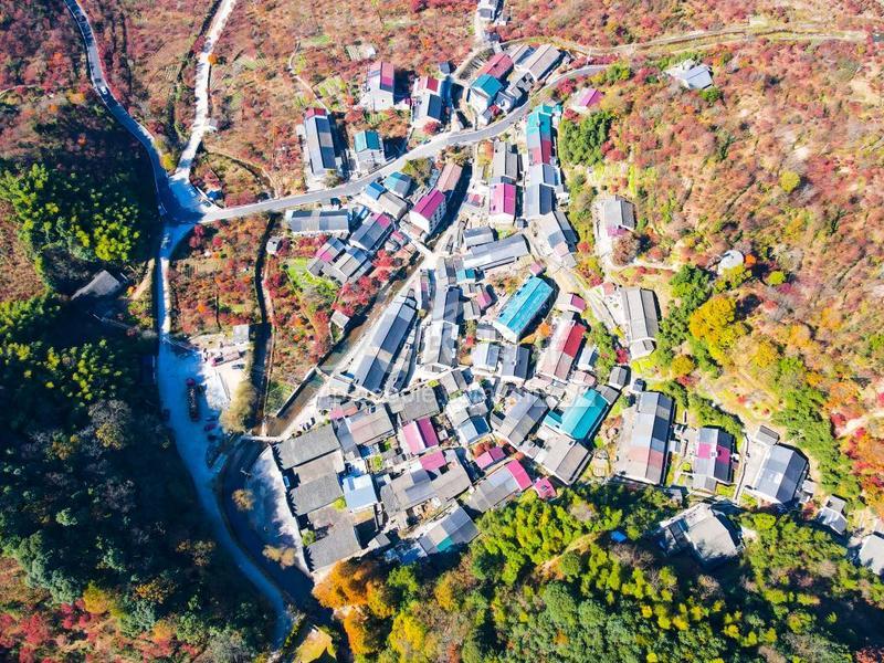 浙江宁波：四明山秋色如画-人民图片网