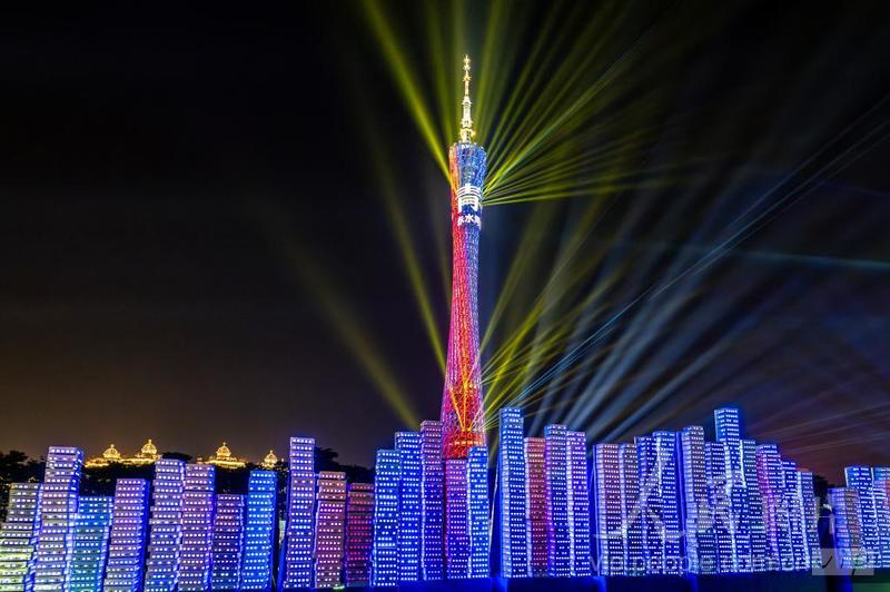 广东广州:国际灯光节光耀羊城-人民图片网