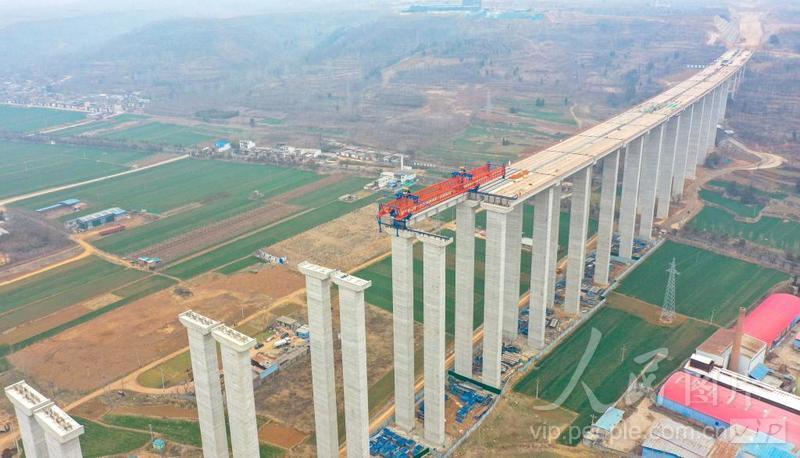 河南新安:济新高速公路项目建设加速推进-人民图片网