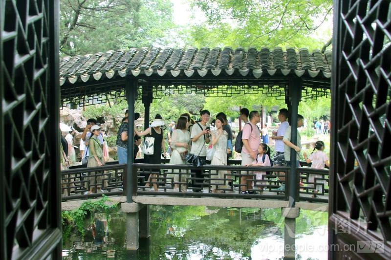 江苏苏州:姑苏园林 旅游火热-人民图片网
