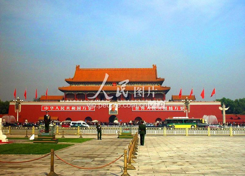 中国的象征——天安门城楼-人民图片网