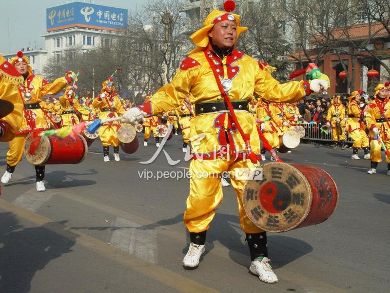兰州：元宵社火大赛 充满地方特色-人民图片网