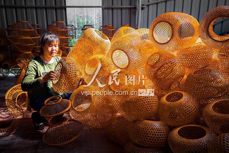 竹编工艺-人民图片网