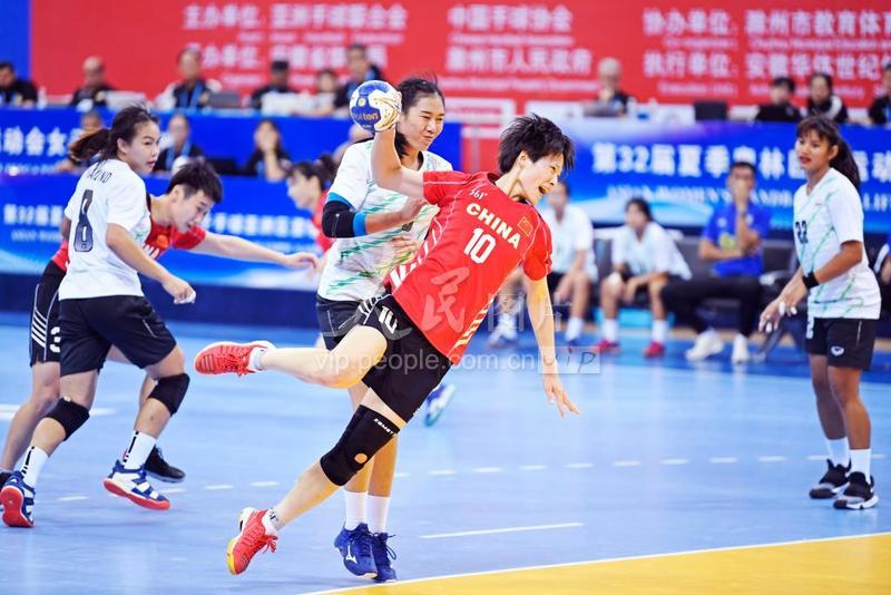 安徽滁州32届奥运会女子手球亚洲区资格赛开赛