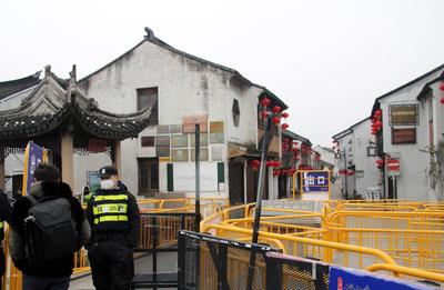 苏州山塘古街景区临时全面关闭