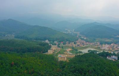 江西赣州蘑菇小镇村庄秀美