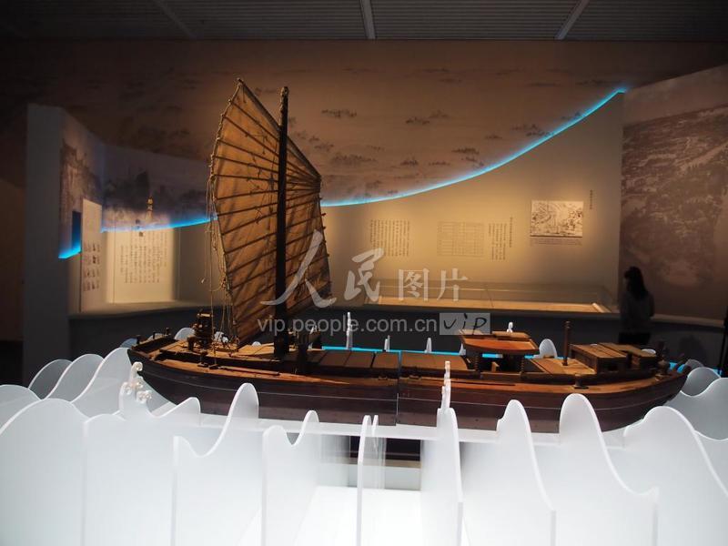 北京:“舟楫千里——大运河文化展”在中国国家博物馆开幕-人民图片网