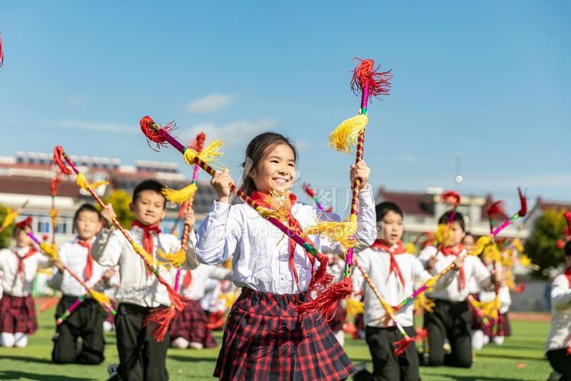 江苏海安:非遗"打连厢"进校园