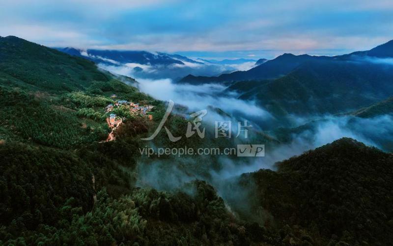 安徽祁门:云海美如画-人民图片网