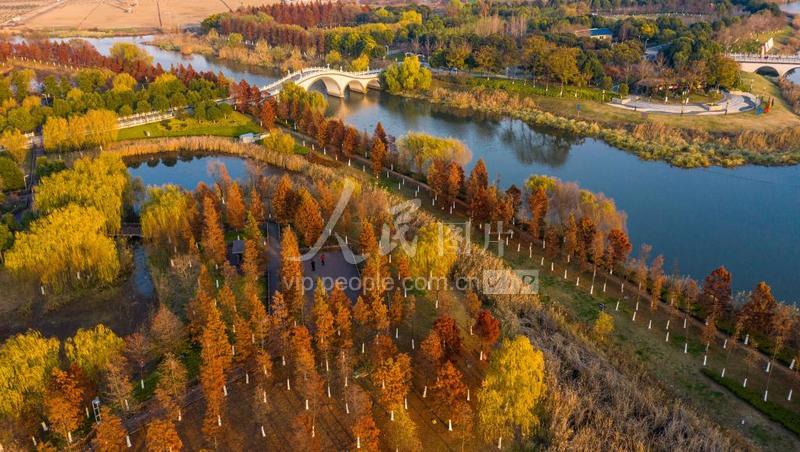 江苏海安：昔日垃圾填埋场 如今斑斓生态园-人民图片网