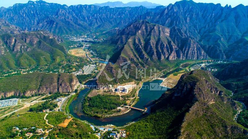 北京：俯瞰“中国房山世界地质公园”十渡园区-人民图片网