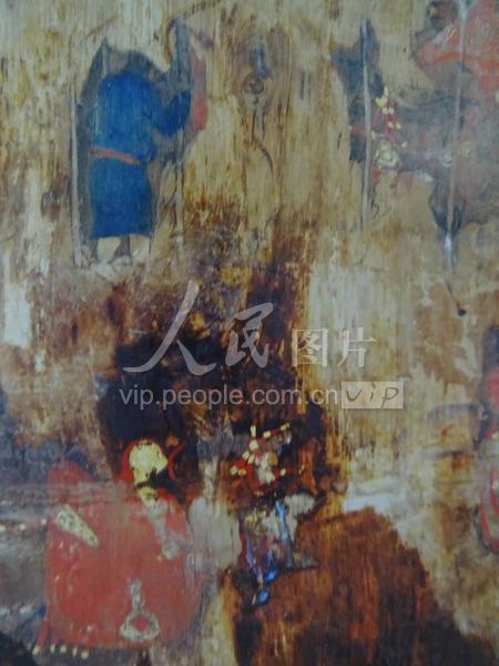 辽契丹《宴乐图》首现女人斗笠式冠新材料-人民图片网