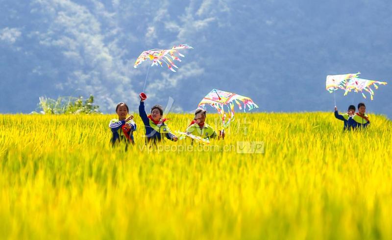 浙江淳安:放飞心情-人民图片网