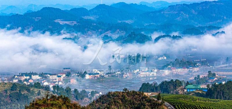 重庆南川：冬日村景美如画-人民图片网