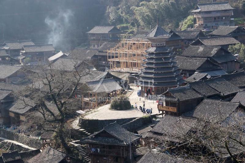 贵州榕江：深山里宁静的大利侗寨-人民图片网