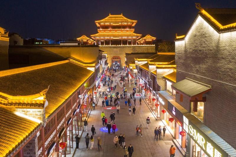 湖北襄阳:夜游古城