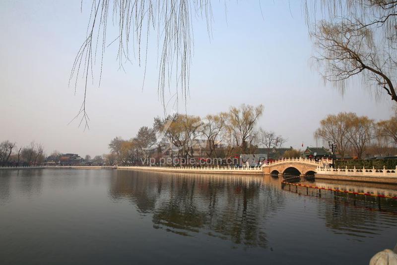 北京：早春静谧的什刹海-人民图片网