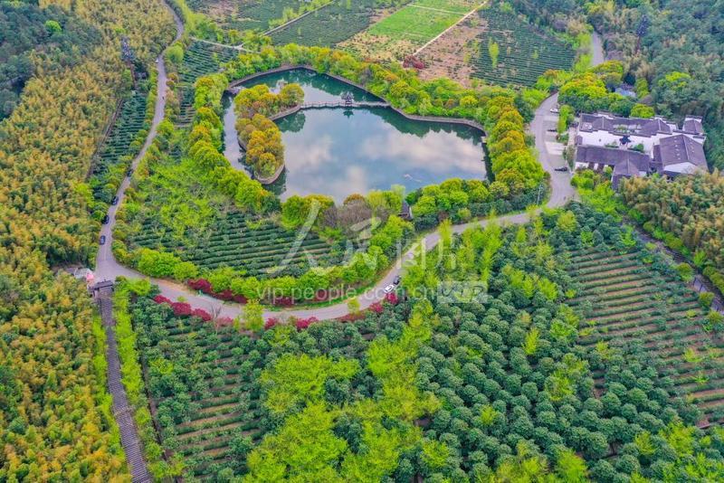 2021-04-07 12:23:38图片说明:2021年4月5日,无人机航拍苏州旺山景区