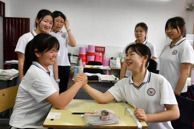 2021年高考临近,湖北省宜昌市秭归县职业教育中心参加技能高考的学生