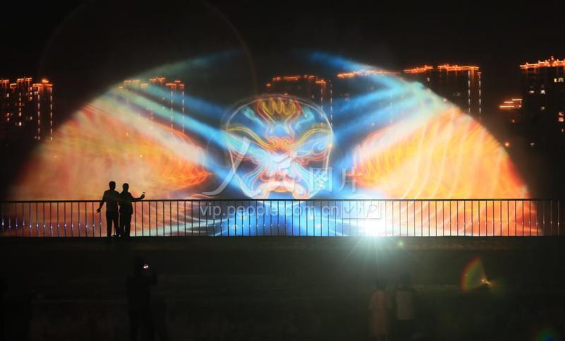 辽宁朝阳3d水幕电影秀美轮美奂