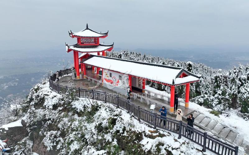 湖南常宁:天湖国家湿地公园雪景-人民图片网
