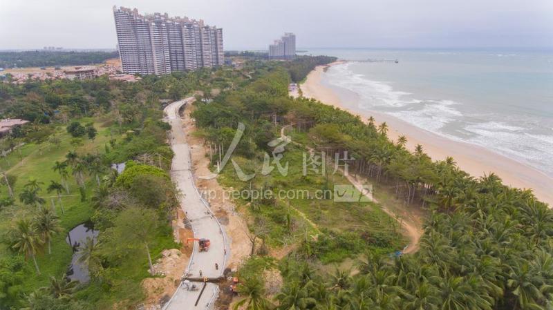 海南琼海：环岛旅游公路建设正酣-人民图片网