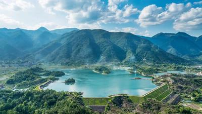 浙江仙居水库景如画