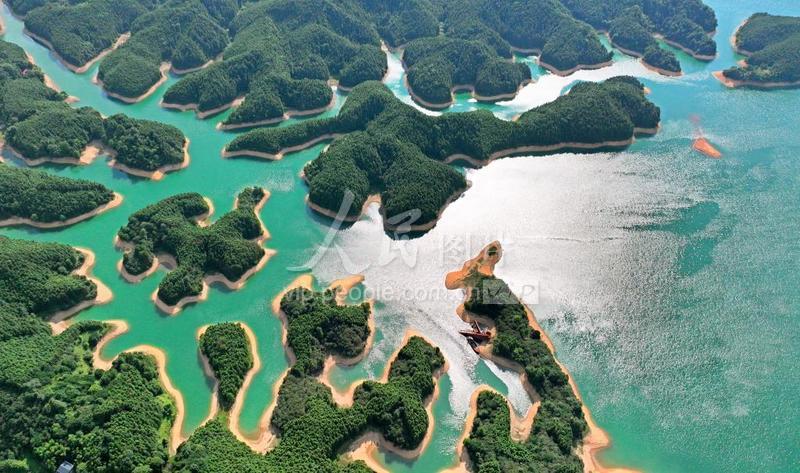 湖南常宁:水库景色美-人民图片网