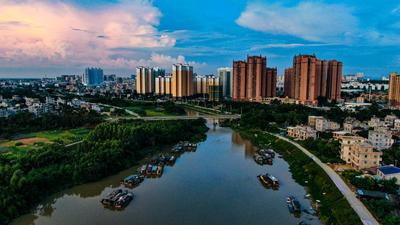 广西合浦:西门江两岸生态美