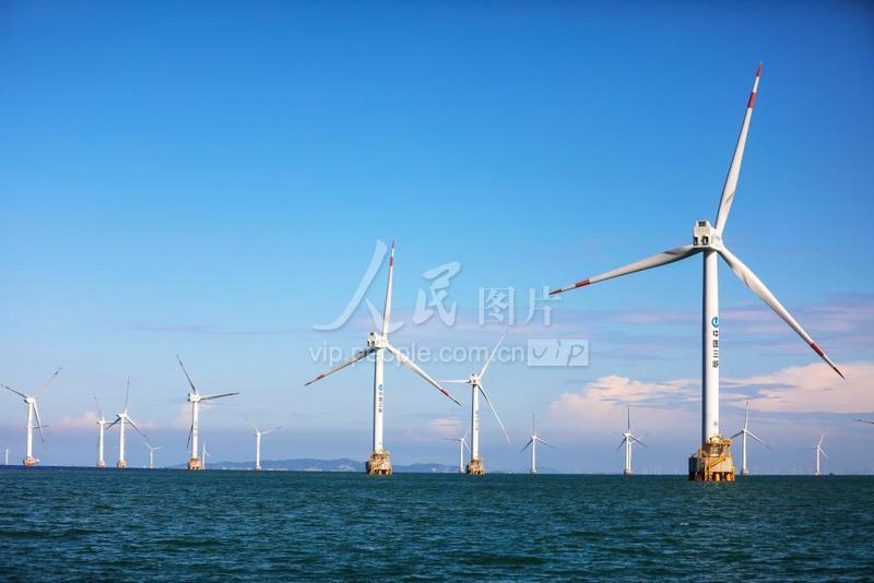 福建福清:海上风电 蔚为壮观-人民图片网