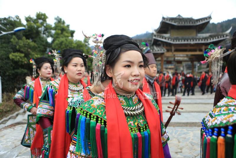 贵州榕江:侗族同胞盛装欢度“记间节”-人民图片网
