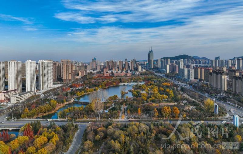 山东枣庄:国家园林城市美景如画-人民图片网