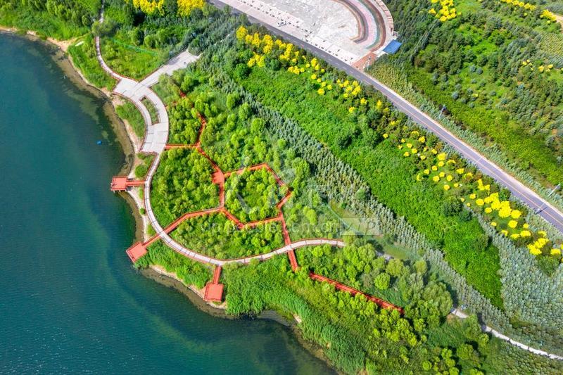 内蒙古乌兰察布：湿地公园美景如画-人民图片网