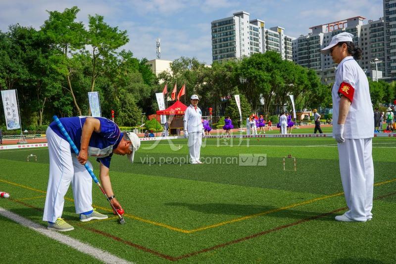 甘肃通渭:全国门球比赛开赛-人民图片网