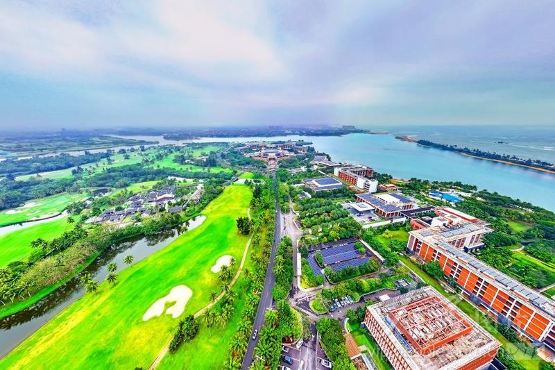 海南琼海：绿色博鳌碧水连天生态美-人民图片网