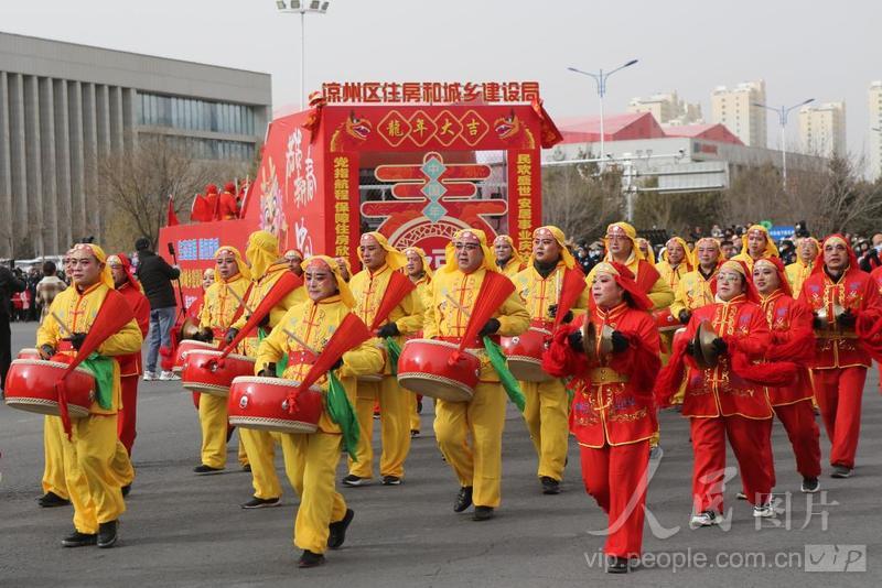 甘肃武威:凉州社火闹新春-人民图片网