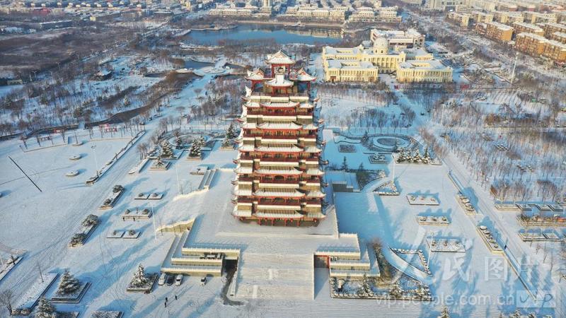 山东枣庄:雪后初霁景如画-人民图片网
