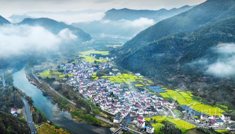 安徽石台：美丽乡村 春色如画-人民图片网