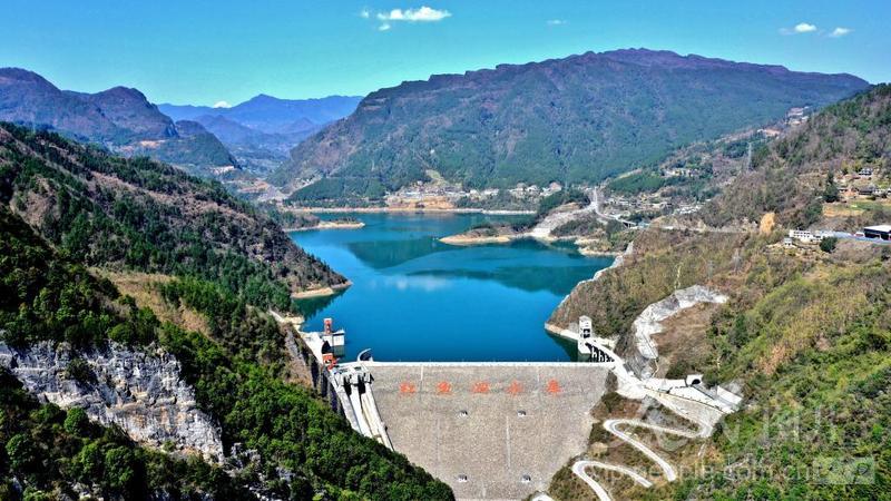 四川南江：水库蓄水满 春耕用水足-人民图片网