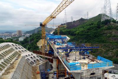 浙江玉环:温玉铁路建设正酣