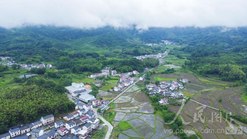 安徽祁门:雨后乡村清新如画-人民图片网