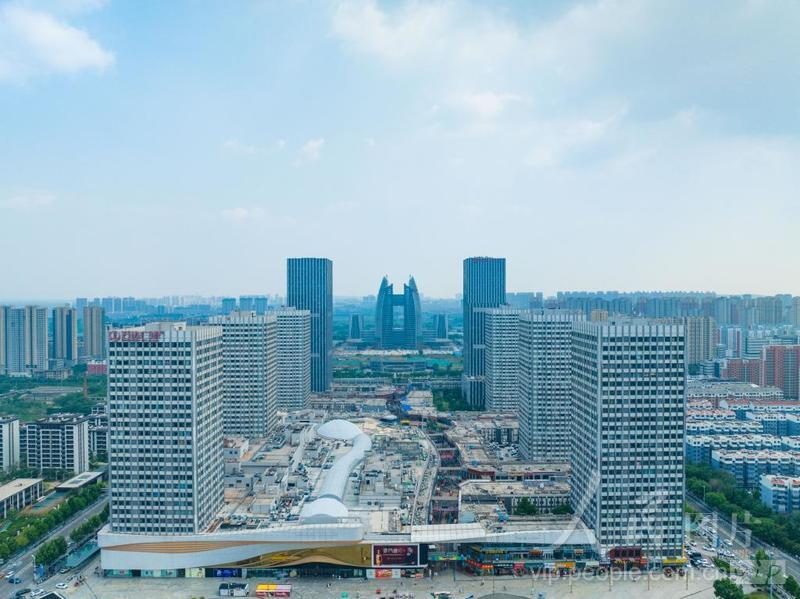 山东泰安城市航拍-人民图片网