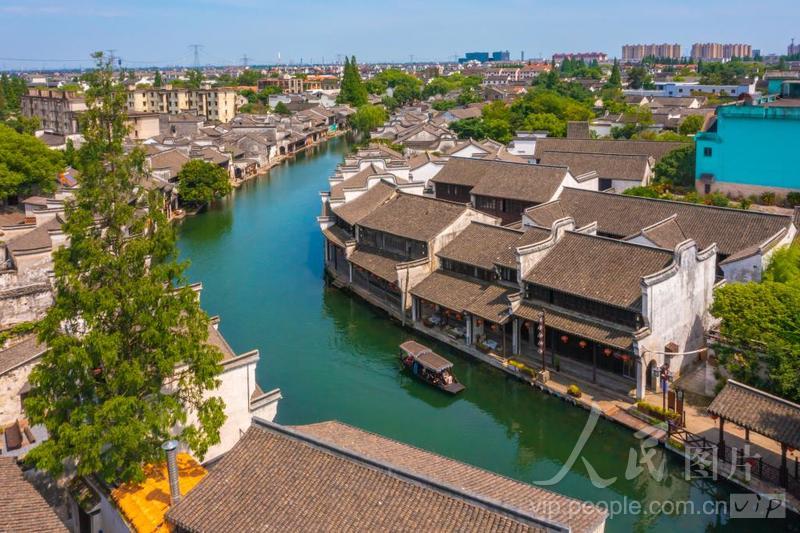 浙江南浔:百间楼河过百楼-人民图片网