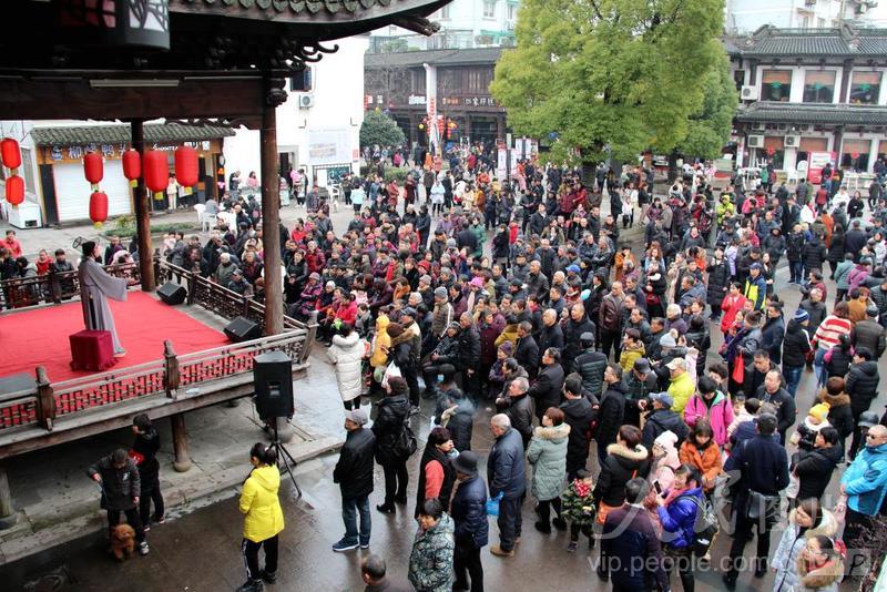 浙江杭州:塘栖古镇喜迎新春好戏连台-人民图片网