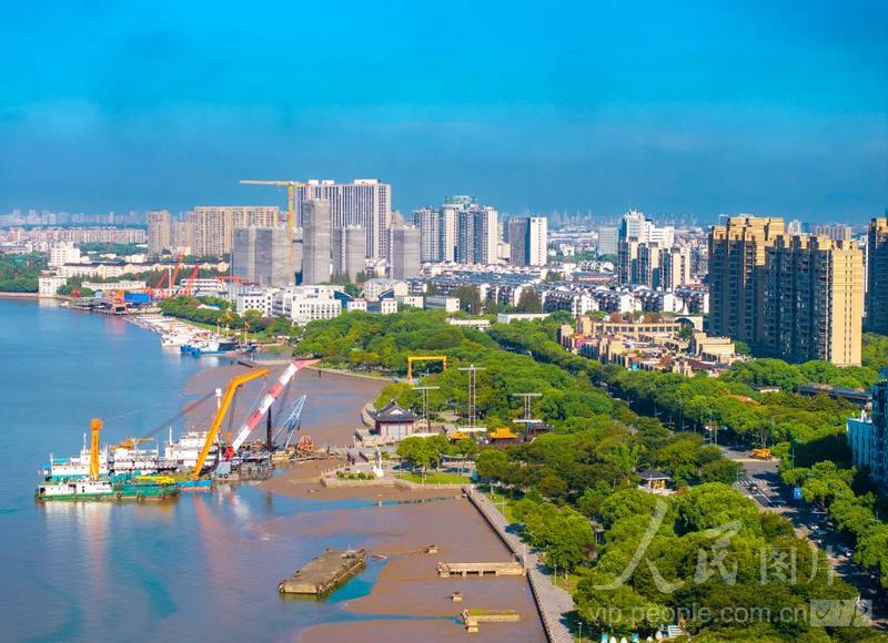 浙江宁波:甬江两岸景色美-人民图片网