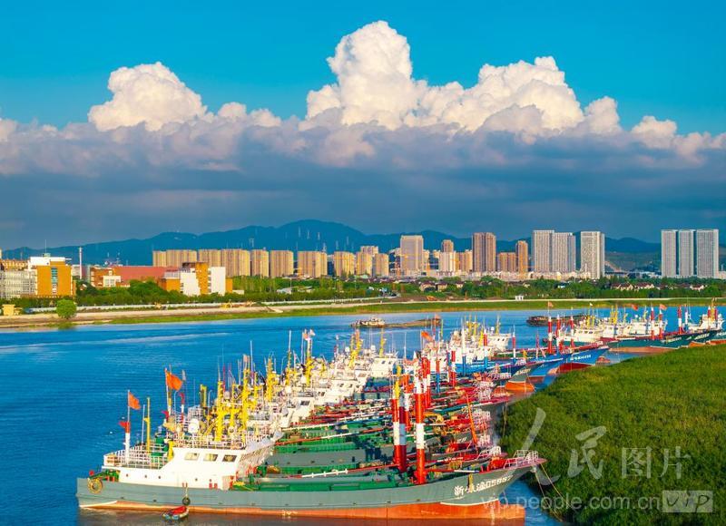 浙江宁波:甬江两岸景色美-人民图片网