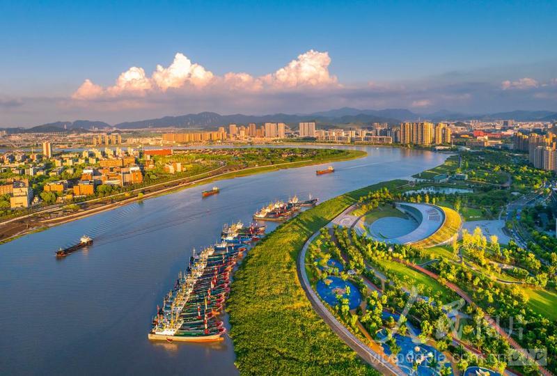 浙江宁波:甬江两岸景色美-人民图片网