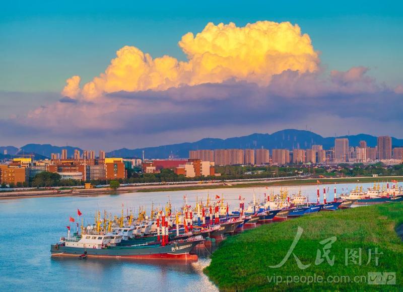 浙江宁波:甬江两岸景色美-人民图片网