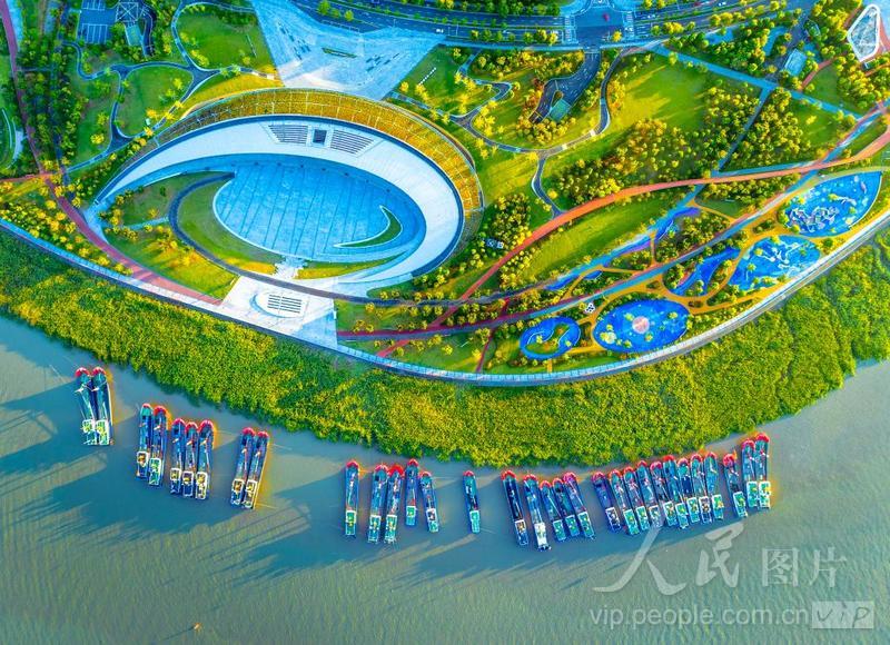 浙江宁波:甬江两岸景色美-人民图片网